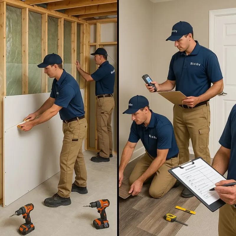Repairs and Reconstruction process in Plainville, MA