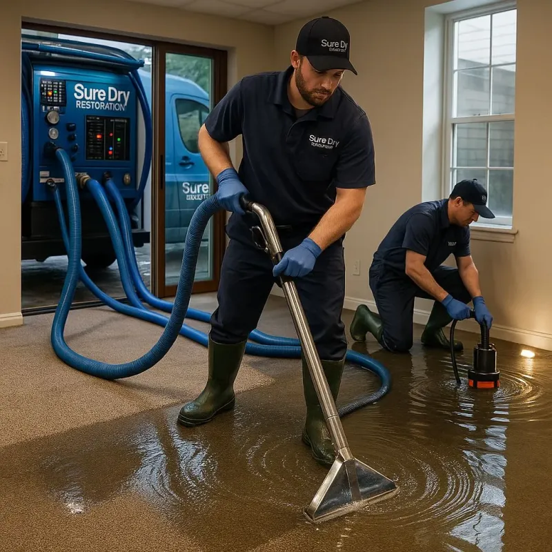 Water Extraction and Removal process in Plainville, MA